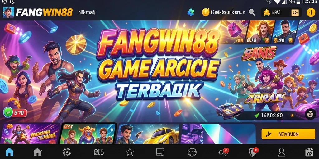Screenshot FANGWIN88 menampilkan gameplay seru dan menantang di dunia arcade.