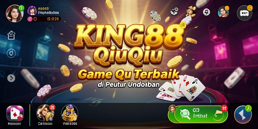 Tampilan gameplay seru dalam KING88 QiuQiu.