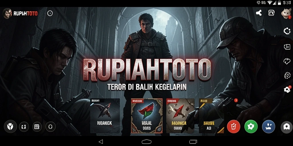 Tangkapan layar menampilkan suasana mencekam dalam RUPIAHTOTO.